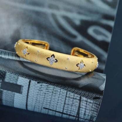 Bracelet Trèfles Éléments Soyeux 6037