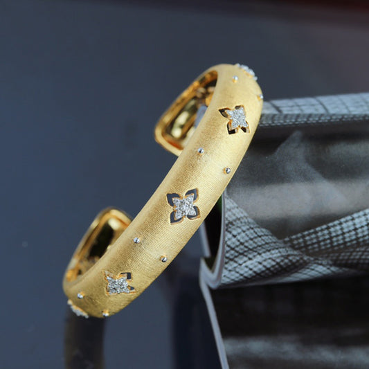 Bracelet Trèfles Éléments Soyeux 6037
