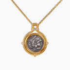 Collier réplique de pièces de monnaie byzantines 6056