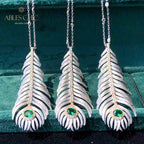 Collier d'aiguilles de pin brossé 6164