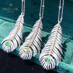 Collier d'aiguilles de pin brossé 6164