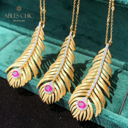 Collier d'aiguilles de pin brossé 6164