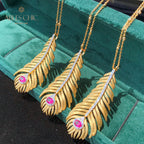 Collier d'aiguilles de pin brossé 6164