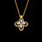 Collier Trèfle Coquillage 6167