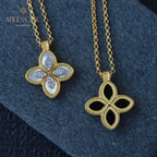 Collier Trèfle Coquillage 6167