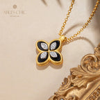 Collier Trèfle Coquillage 6167