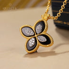 Collier Trèfle Coquillage 6167