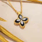 Collier Trèfle Coquillage 6167