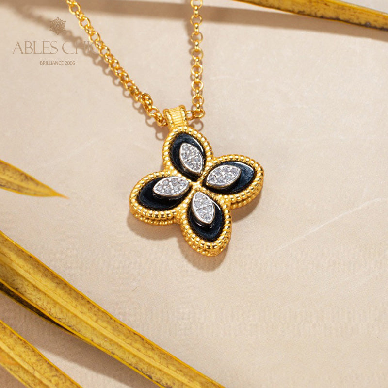 Collier Trèfle Coquillage 6167