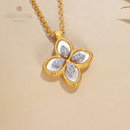 Collier Trèfle Coquillage 6167