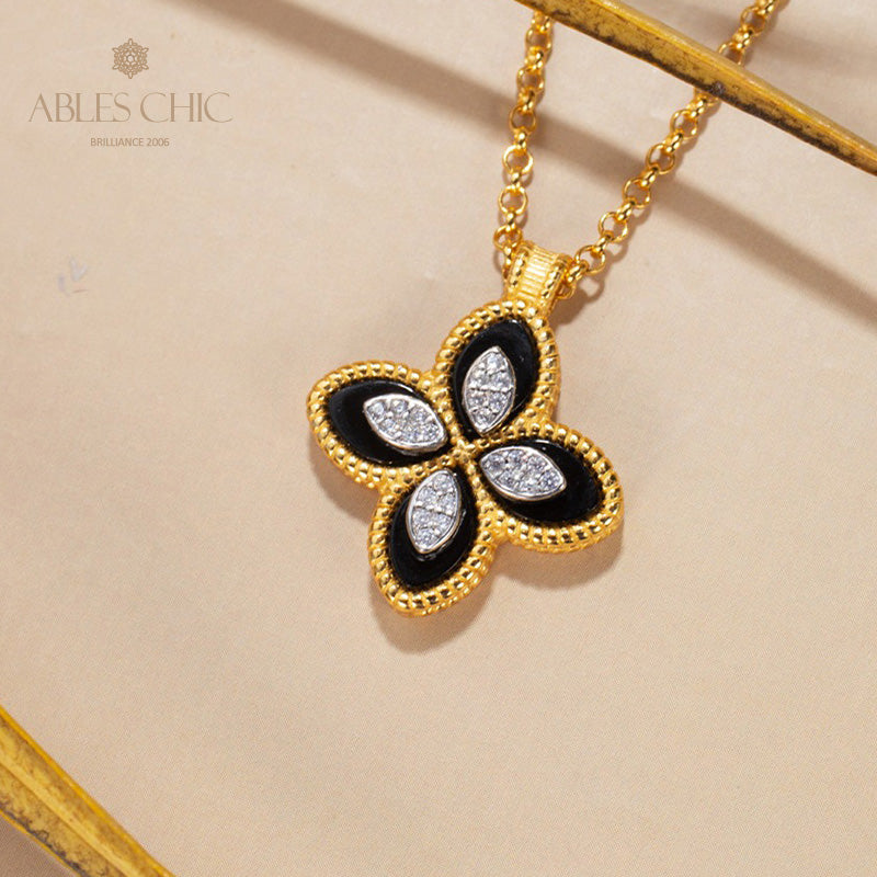 Collier Trèfle Coquillage 6167