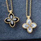 Collier Trèfle Coquillage 6167