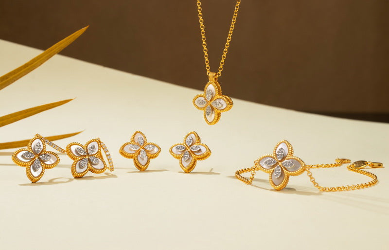 Collier Trèfle Coquillage 6167