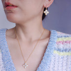 Collier Trèfle Coquillage 6167