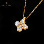 Collier Trèfle Coquillage 6167