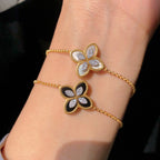 Bracelet Trèfle Coquille Agate 6168
