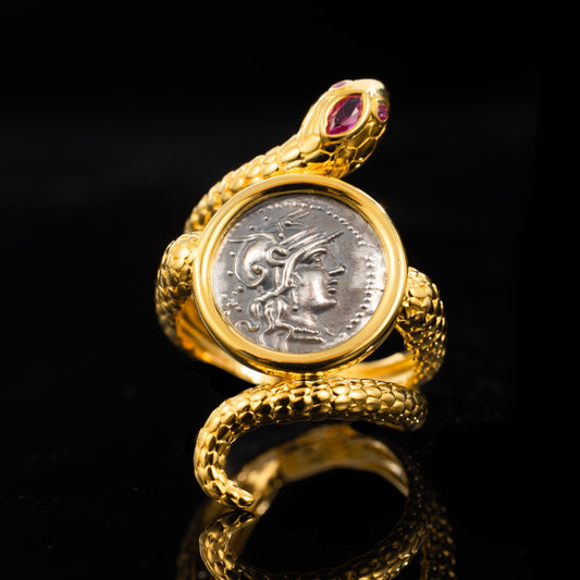 Bague Serpent Pièce Romaine 6171