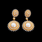Boucles d'oreilles perles de tournesol 6174