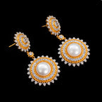 Boucles d'oreilles perles de tournesol 6174