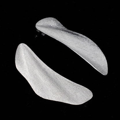 Boucles d'oreilles longues irrégulières mates 6184