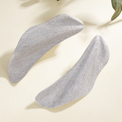 Boucles d'oreilles longues irrégulières mates 6184