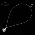 Collier trèfle de perles Akoya 6186