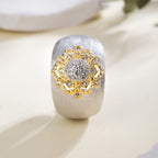 Bague Soyeuse Florale Topaze 6191