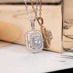 Collier classique avec accents de topaze 6215