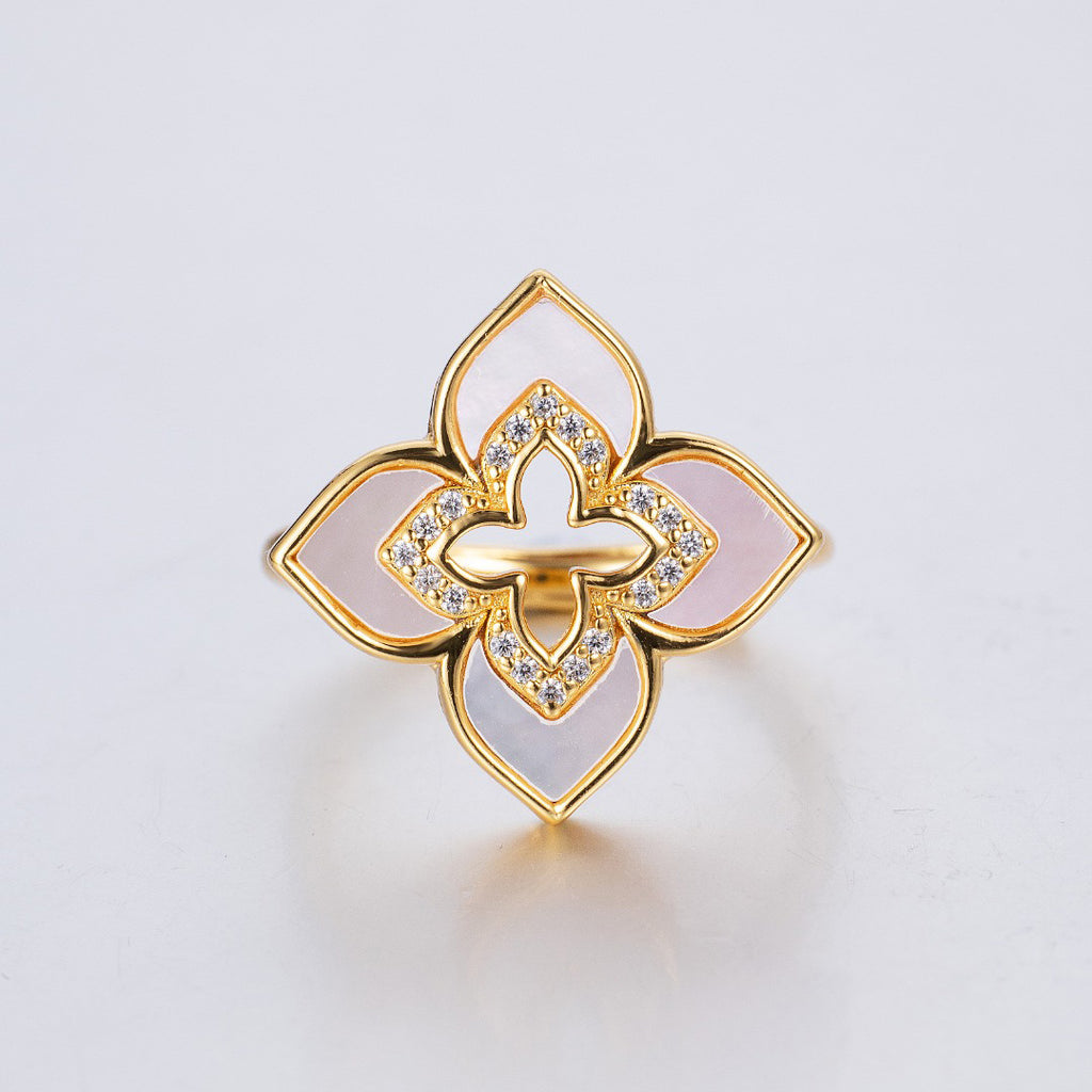 Bague Trèfle Coquillage Iconique 6203