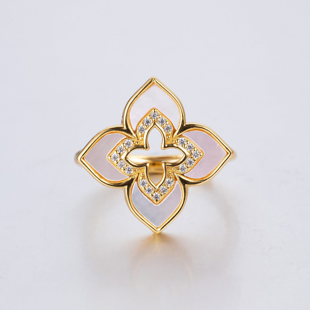 Bague Trèfle Coquillage Iconique 6203