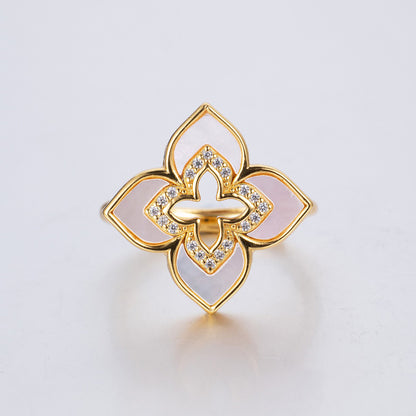 Bague Trèfle Coquillage Iconique 6203