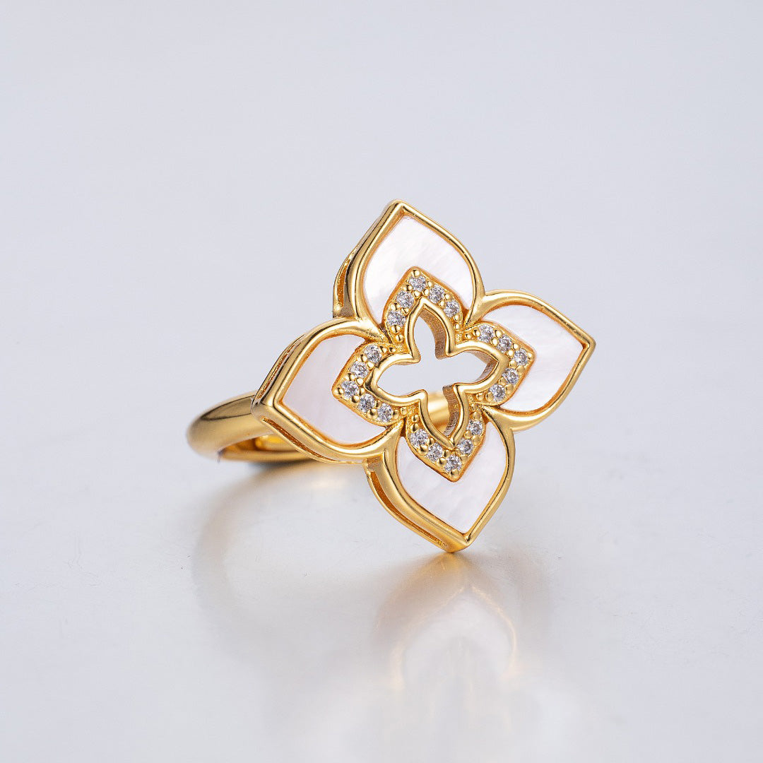 Bague Trèfle Coquillage Iconique 6203