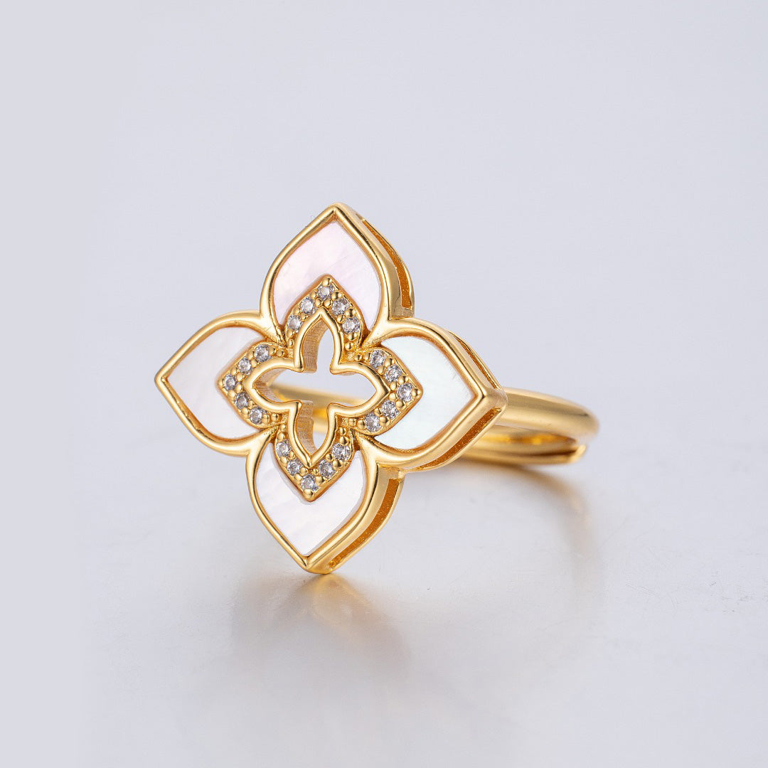 Bague Trèfle Coquillage Iconique 6203