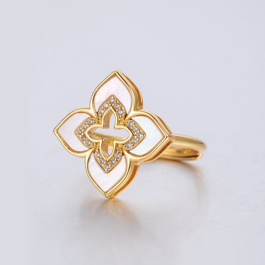 Bague Trèfle Coquillage Iconique 6203