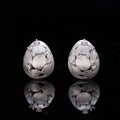 Boucles d'oreilles Oeuf Brossé 6238