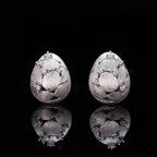 Boucles d'oreilles Oeuf Brossé 6238