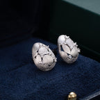 Boucles d'oreilles Oeuf Brossé 6238
