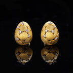 Boucles d'oreilles Oeuf Brossé 6238