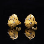 Boucles d'oreilles Oeuf Brossé 6238