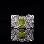 Bague en filigrane de corde de topaze naturelle 6219