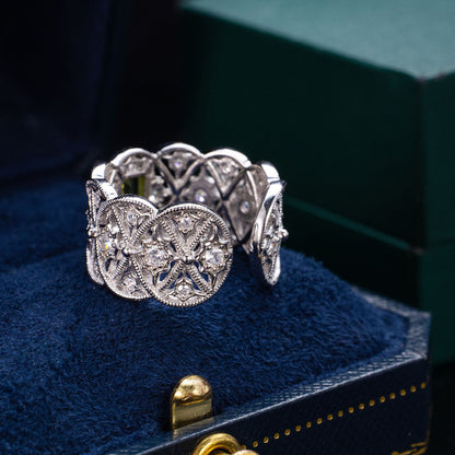 Bague en filigrane de corde de topaze naturelle 6219