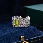 Bague en filigrane de corde de topaze naturelle 6219