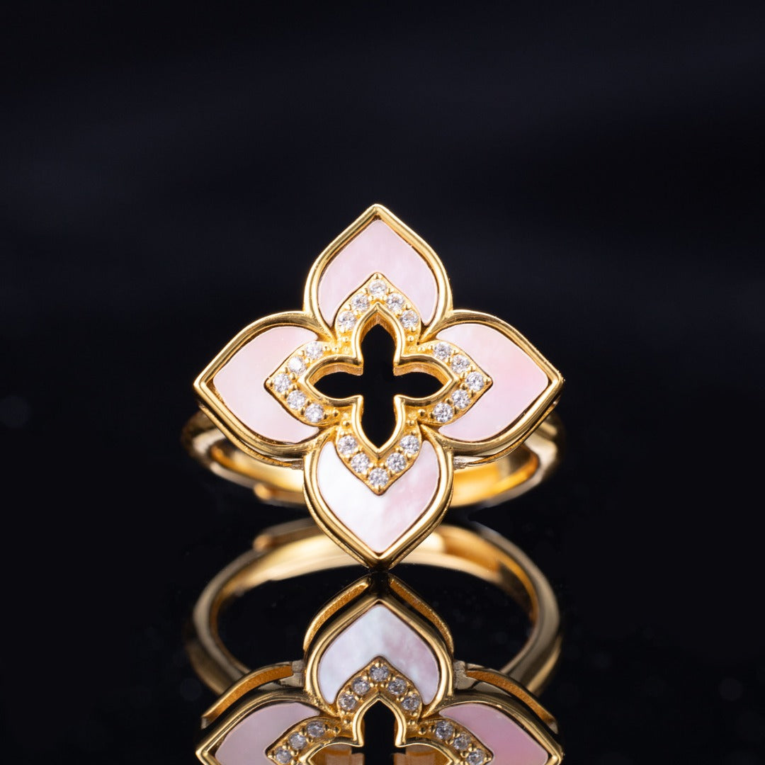 Bague Trèfle Coquillage Iconique 6203