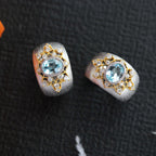 Bague Étoilée Topaze Naturelle 6273