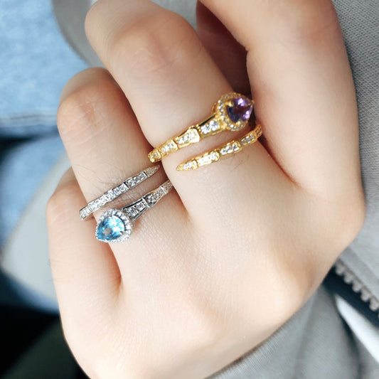 Bague Serpent Sectionnée 6287