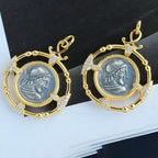 Pendentif pièce de monnaie grecque 6291