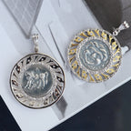 Pendentif en filigrane de pièce de monnaie Apollo 6295
