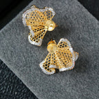 Boucles d'oreilles nid d'abeille Casting 6343