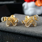 Boucles d'oreilles nid d'abeille Casting 6343