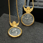 Pendentif Ange Pièce Grecque 6352